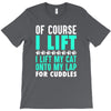 cat cats lift lifting fitness T-Shirt