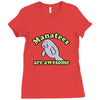 manatees are awesome Ladies Fitted T-Shirt