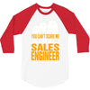 cant scare me im sales engineer halloween 3/4 Sleeve Shirt