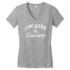 cocaine and caviar Women's V-Neck T-Shirt