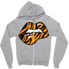 sexy lip biting Zipper Hoodie