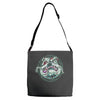 angry bulldog Adjustable Strap Totes