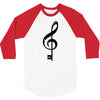 the music is the key 3/4 Sleeve Shirt