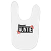 blessed aunitie with flower Baby Bibs