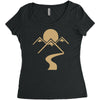 mountain (2) Women's Triblend Scoop T-shirt