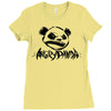 angry panda Ladies Fitted T-Shirt