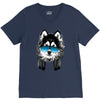 huskie music V-Neck Tee