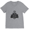 keep well lubricated sleep with a mechanic V-Neck Tee