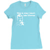 i dont like clowns tfunny Ladies Fitted T-Shirt