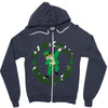 DABBİNG LEPRECHAUN Zipper Hoodie