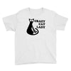 crazy cat lady Youth Tee