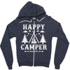 Happy Camper Zipper Hoodie