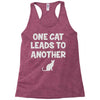 pet lover girls im one leads to another Racerback Tank