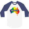 Vote Yes-Australia Marriage Equality 3/4 Sleeve Shirt