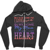 my mom is in heaven forever Zipper Hoodie