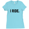i ride Ladies Fitted T-Shirt