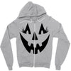 beauty face pumpkin Zipper Hoodie