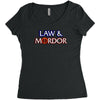 law &amp; mordor Women's Triblend Scoop T-shirt