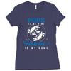 Pops is my Name Fishing Is My Game Ladies Fitted T-Shirt