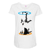 infinite loop Maternity Scoop Neck T-shirt