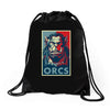 for the orcs Drawstring Bags