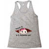 September Peeking Out Baby Girl Racerback Tank