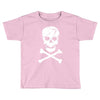 skull and crossbones pirate neon Toddler T-shirt