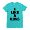 like a boss Ladies Fitted T-Shirt