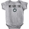 we got the power 4 Baby Bodysuit