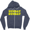 sunday gunday Zipper Hoodie