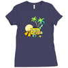 summer beach Ladies Fitted T-Shirt