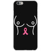 breast with pink ribbon iPhone 6/6s Case