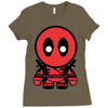 deadpool Ladies Fitted T-Shirt