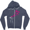 banksy psycho Zipper Hoodie