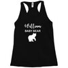 Daddy Bear - Baby Bear Custom Name Racerback Tank