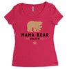 mama bear Women's Triblend Scoop T-shirt