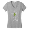 green thumb Women's V-Neck T-Shirt