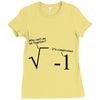 be together it's complicated math Ladies Fitted T-Shirt