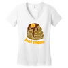 hot mess pancakes Women's V-Neck T-Shirt