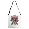 pirate zombie skull Adjustable Strap Totes