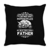 Motorcycles Father Throw Pillow