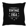 original parts vintage established 1954 perfectly aged Throw Pillow