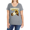 monday needs me Ladies Curvy T-Shirt