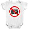 no photos please Baby Onesie