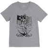 navy  girl V-Neck Tee