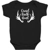 Crawl Walk Hunt Baby Bodysuit