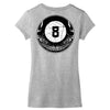 8ball skull Women's V-Neck T-Shirt