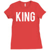 king Ladies Fitted T-Shirt