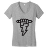 pencil lightning Women's V-Neck T-Shirt