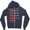keep moving forward Zipper Hoodie